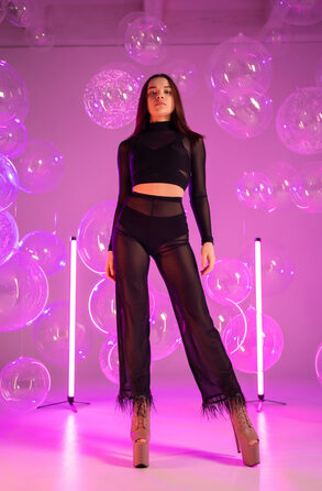 Рашгард серця з сіточки для полденс