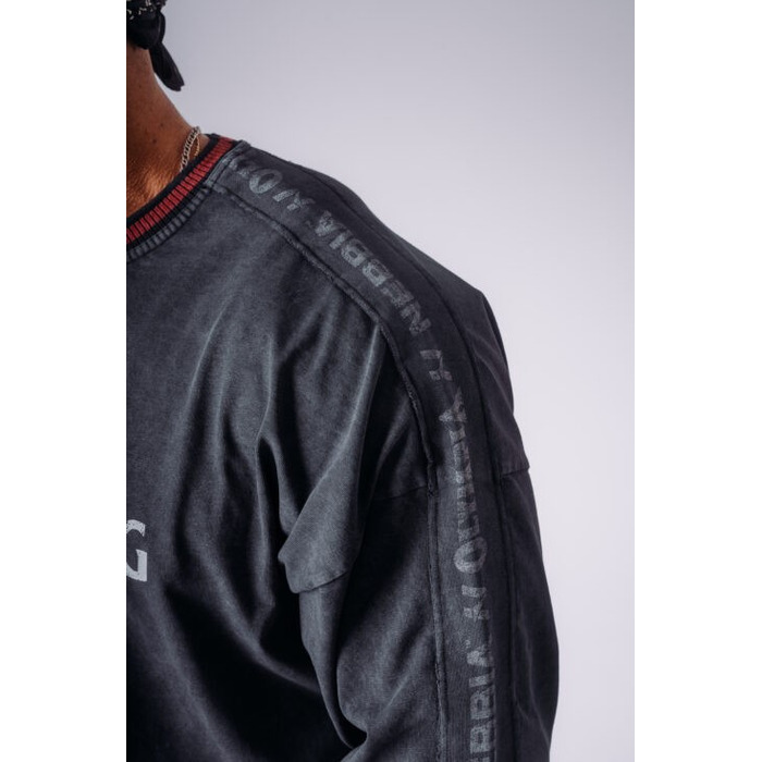 Лонгслів чоловічий NEBBIA x Olympia Long Sleeve T-Shirt Black 952