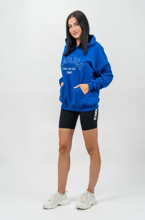 Худі Nebbia Branded Oversized Hoodie Gym Rat Blue 256