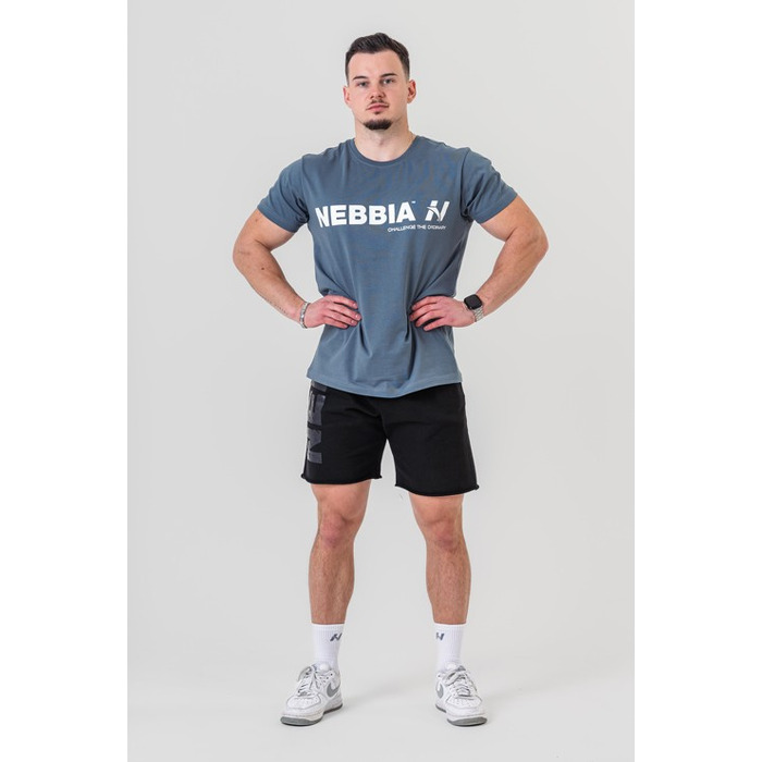 Футболка Nebbia T-shirt GYM ESSENTIALS Grey 380