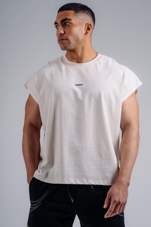 Безрукавка Nebbia Oversized Tank Top '97 PRIMAL Cream 873