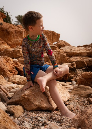 Детский рашгард ТАТУ из spf35 на мальчика