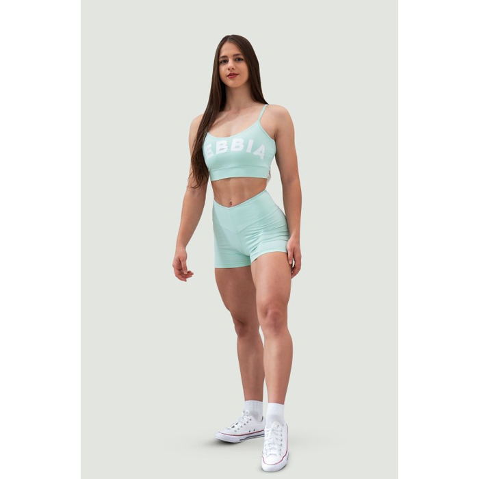 Шорты Nebbia High Waisted Shorts 5″ GYM HERO Mint 582
