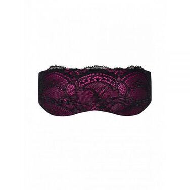 Маска Obsessive фуксия черное кружево Roseberry Mask