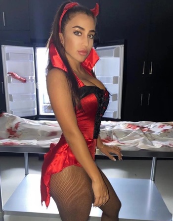 Сексуальний костюм Диявола Leg Avenue, 4 предмети, червоний, S