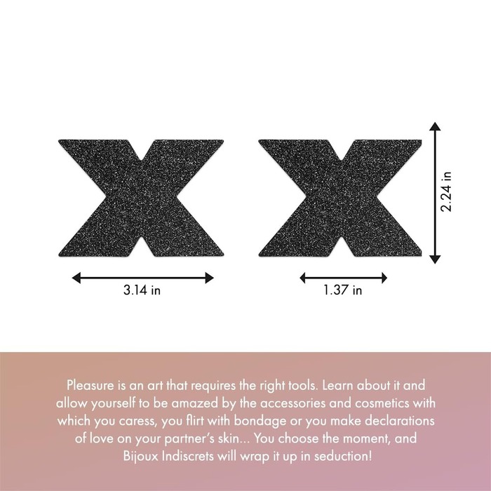 Пестиси у вигляді хрестів Bijoux Indiscrets, золотисті