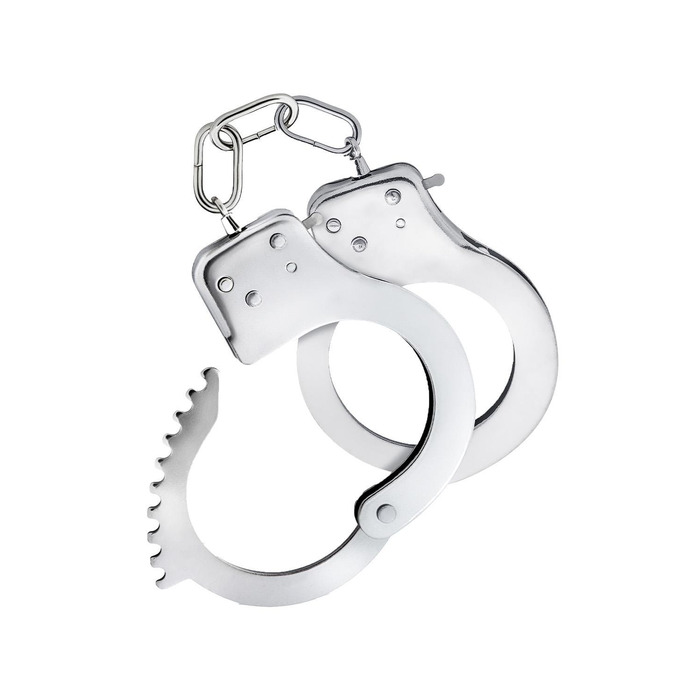 Наручники Blush Temptasia з ключами, сріблясті, 27 см