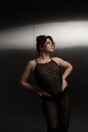 SHADOW body Black mesh LACE_ чорна сітка мереживо