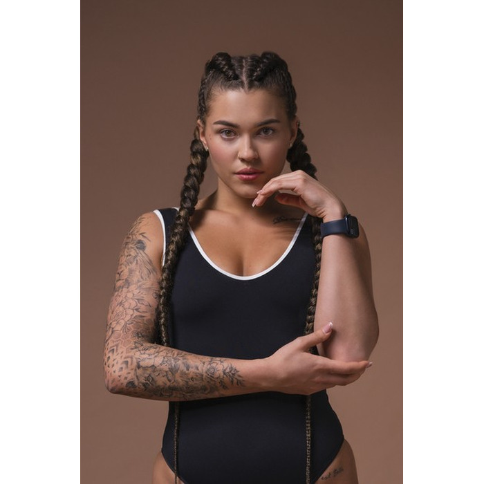 Купальник One-piece Swimsuit Black French Style 460 Black