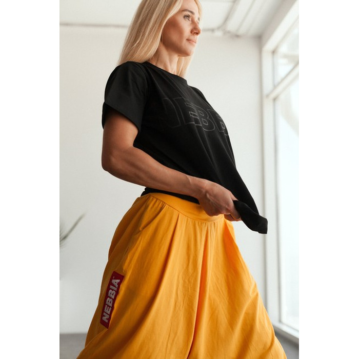 ФУТБОЛКА INVISIBLE LOGO NEBBIA T-SHIRT 602 Black