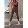 Штани Nebbia High-Waist Loose Fit Sweatpants 'Feeling Good' 409 Brown