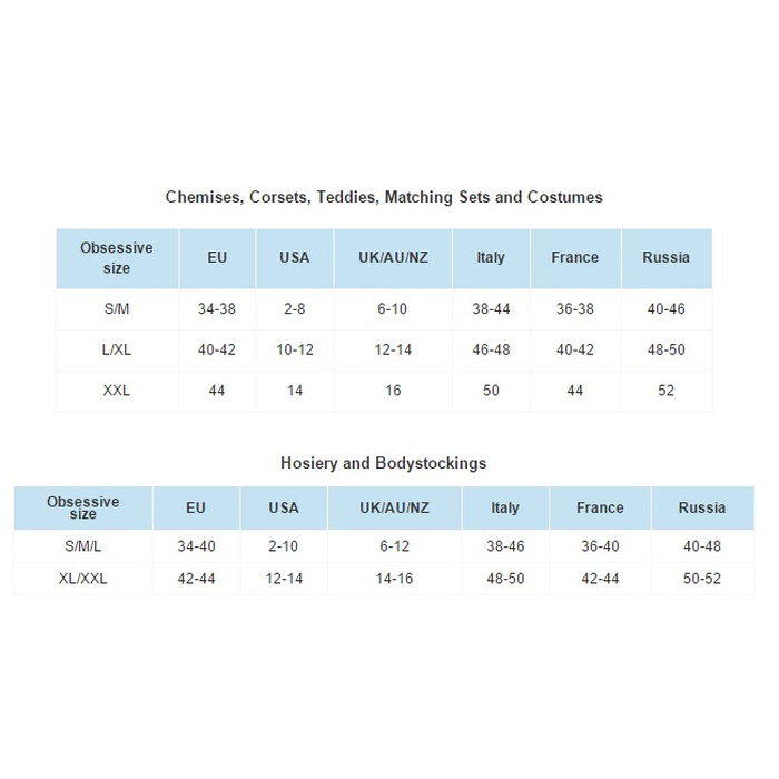 Чулки Obsessive L/XL