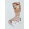 Топ Fitzona BROWN TOP WITH CROSS STRAPS