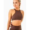 Топ Level Up High Impact Sports Bra - Chocolate