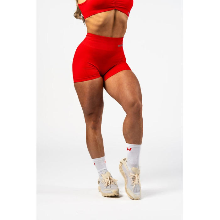 Шорти Nebbia High Waisted Push-Up Shorts TOTALLY SEAMLESS Red 304