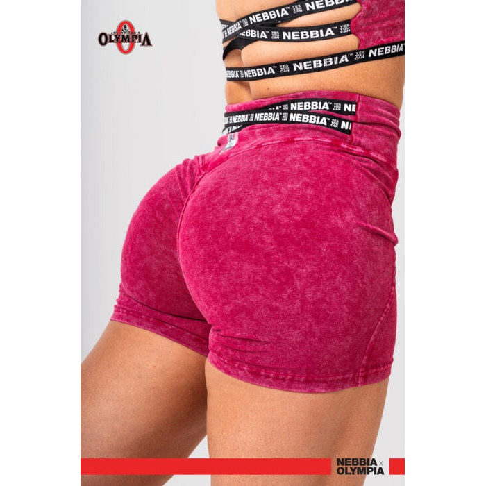 Шорти Nebbia Washed High Waisted Leggings Shorts HERITAGE Red 780