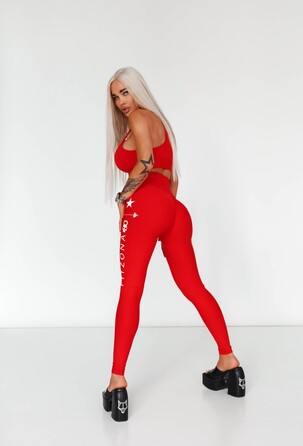 Легінси Fitzona Legging Fitness Red CALFTZ004R