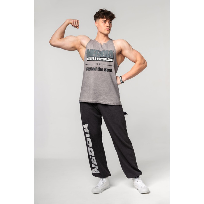 Штани Nebbia Washed-off Gym Sweatpants Baggy Style GYM BRO Black 373