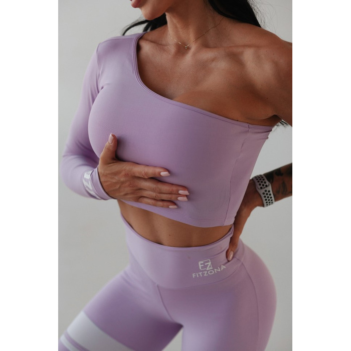 ТОП LILAC ONE SHOLDER TOP WITH LONG SLEEVES