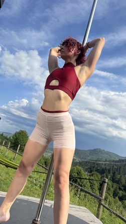 DOUBLE MESH shorts Beige mesh_ бежева сітка