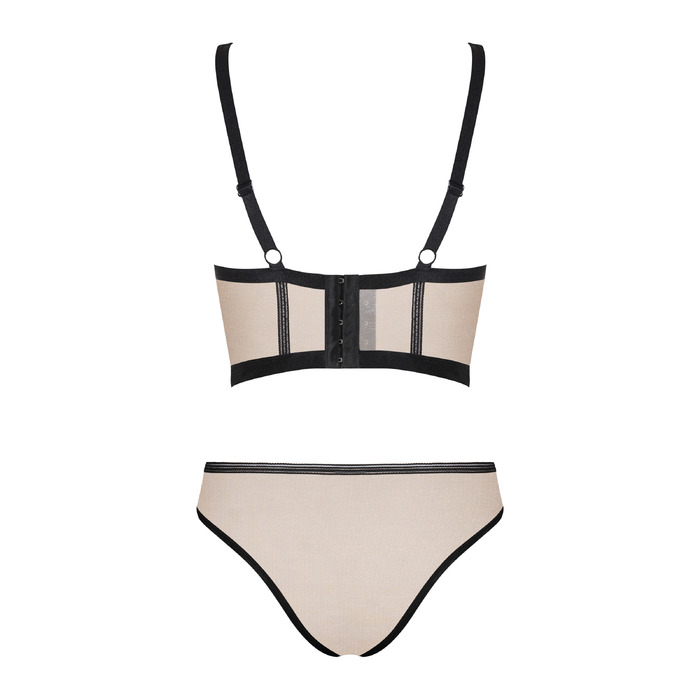 Комплект Obsessive Nudelia top & panties L/XL