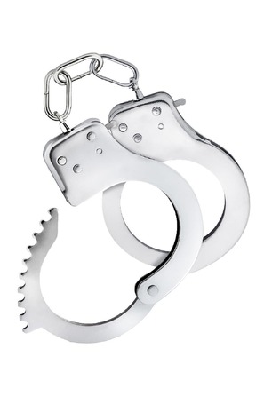 Наручники Blush Temptasia з ключами, сріблясті, 27 см