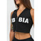 Топ Nebbia Sleeveless Zip-Up Hoodie Muscle Mommy Black 258