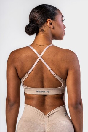 Топ Nebbia Medium-Support Sports Bra TOTALLY SEAMLESS Cream 305
