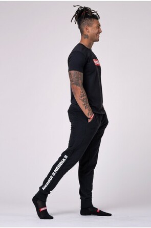 СПОРТИВНА ФУТБОЛКА NEBBIA MEN'S T-SHIRT BLACK 593