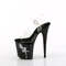 Босоніжки Pleaser Flamingo-808NLDG на підборах 8 дюймів, ремінець на щиколотці 4 дюйми з підсвічуванням LED, прозорі/різнокольорові