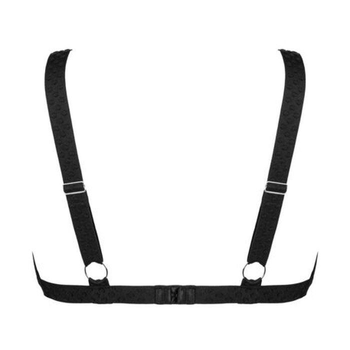 Бюстгальтер з мереживним оздобленням Obsessive Estiqua, чорний, XS/S