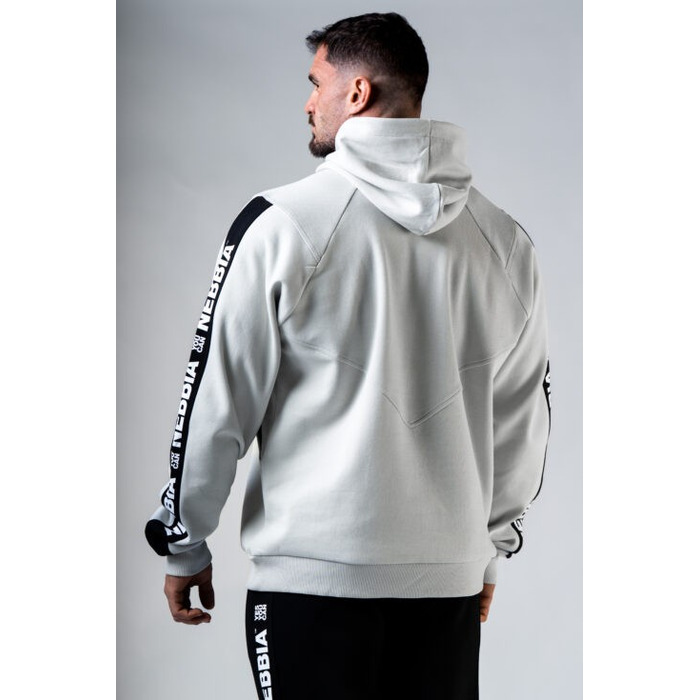 Худі чоловіча Nebbia Training Hoodie HERO Light Grey 300