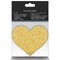Набір з 2 пар пестисів у формі серця NS Novelties Pretty Pasties Glitter Hearts, чорний/золотий
