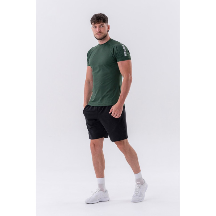 Футболка Sporty Fit T-shirt 'Essentials” Dark Green 326