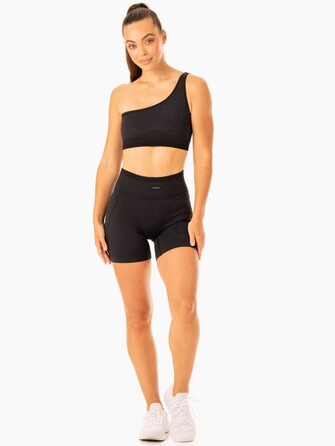 Шорты Excel Seamless High Waisted Shorts - Black Marl