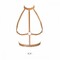 Портупея Bijoux Indiscrets MAZE - H Harness