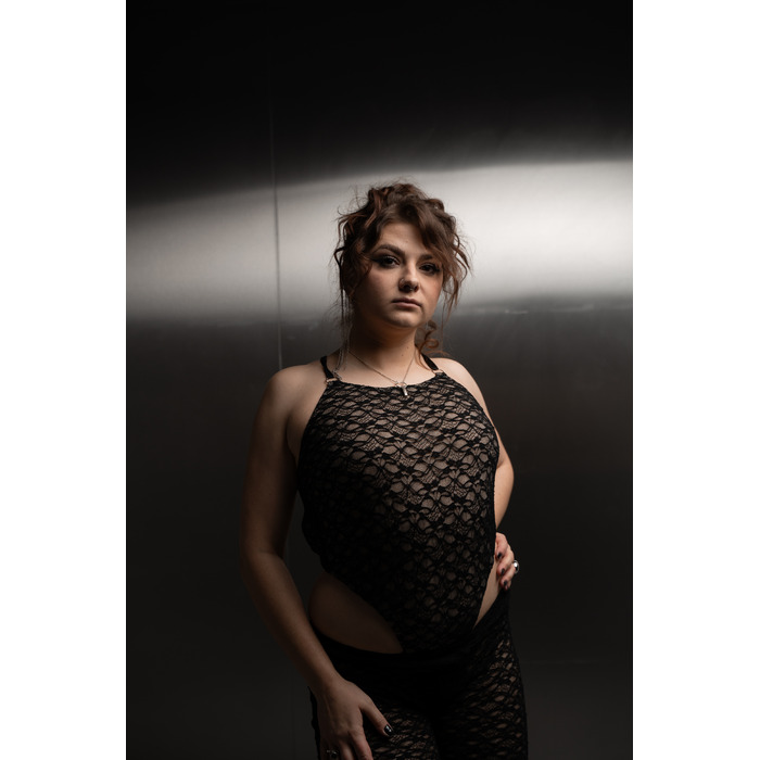SHADOW body Black mesh LACE_ чорна сітка мереживо