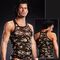 Майка чоловіча в стилі мілітарі Blue Line Pro-Mesh Racerback Tank Camouflage хакі, L/XL
