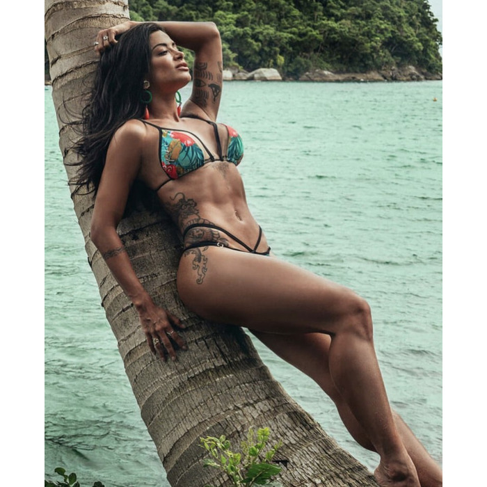 Купальник жіночий SUPERHOT BK194 з перфорованою гумою, стійкий до хлору