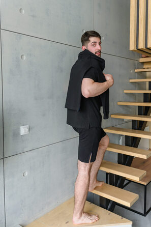 Комплект-трійка Світшот + Футболка приталена + Шорти