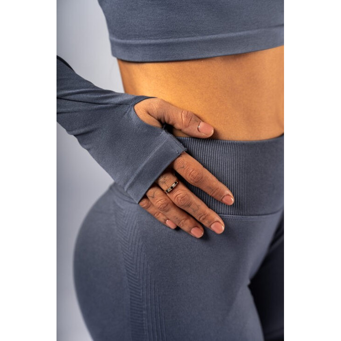 Топ Nebbia Seamless Long-Sleeve Top POWER Grey 892