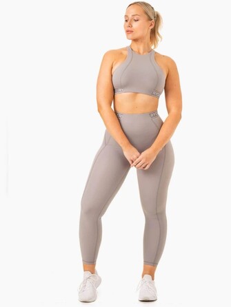 Топ Level Up High Impact Sports Bra - Steel Grey