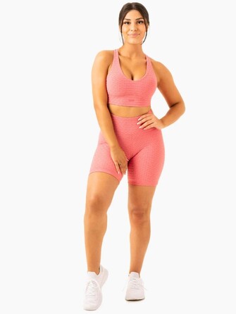 Топ Optic V-Neck Sports Bra - Lipstick Pink