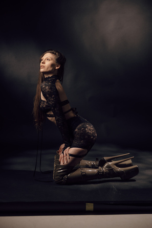 FRAME shorts Black mech LACE_ чорна сітка мереживо