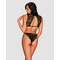 Комплект мереживної білизни Obsessive Elisetta set Black L / XL