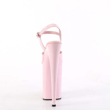 Босоніжки Infinity-909 на підборах 9 дюймів, босоніжки з ремінцем на щиколотці 5 1/4 дюйма, рожеві