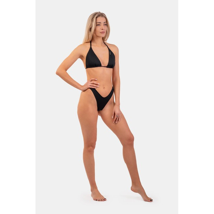 КУПАЛЬНІ ТРУСИКИ HIGH CUT V-SHAPE BIKINI BOTTOM BLACK 456