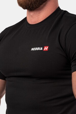 ФУТБОЛКА MINIMALIST LOGO NEBBIA T-SHIRT BLACK 291