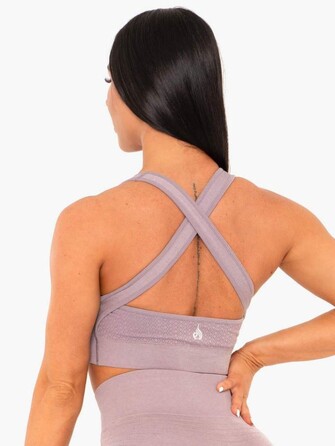 Топ Ryderwear Geo Seamless Sports Bra Mauve