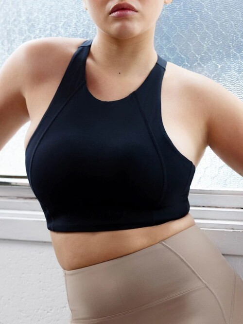 Топ NKD Frame Long Line Sports Bra - Black